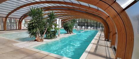 Indoor pool, outdoor pool