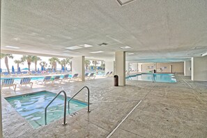 Indendørs pool, udendørs pool