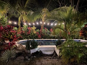 Outdoor pool - A rustic lodge surrounded by gardens, in a jungle setting - double Room 1 (Provincia de Guanacaste)