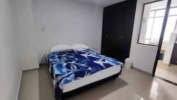 2 bedrooms, bed sheets