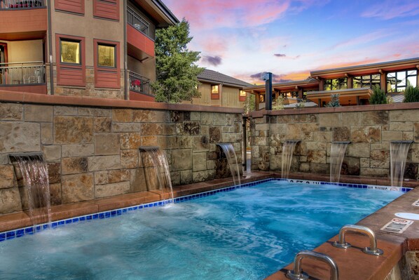 Indoor pool, outdoor pool