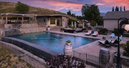French Wine Country Estate with Infinity Pool+Wine Tasting Room