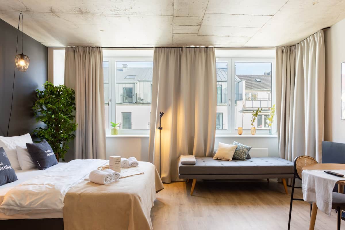 Suite | Individually decorated, individually furnished, laptop workspace