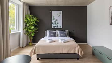 Suite with sofa bed | Individually decorated, individually furnished, laptop workspace