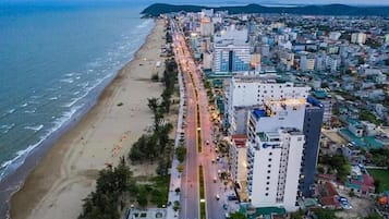 Beach nearby, white sand