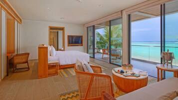 Four Bedroom Beach Villa with Private Pool | Premium bedding, Tempur-Pedic beds, minibar, in-room safe