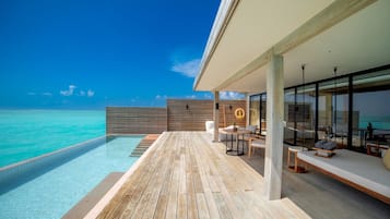 Sunrise Water Villa with Private Pool | 1 bedroom, premium bedding, Tempur-Pedic beds, minibar