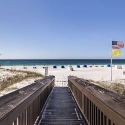 On the beach, white sand