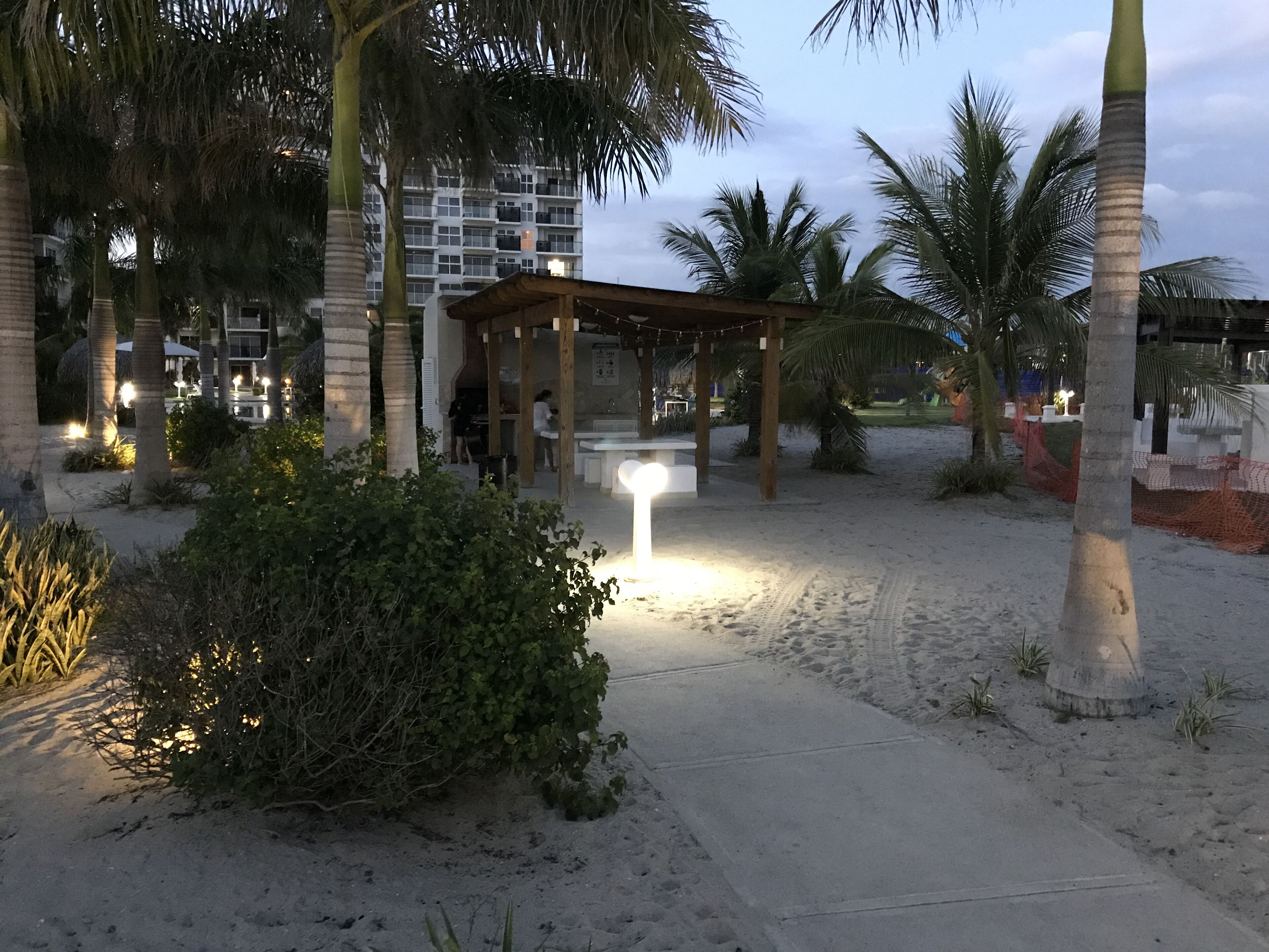 Overnattingsstedets uteområder