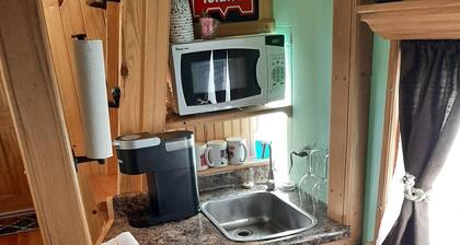 Authentic Wooden Rock Island Railroad Caboose