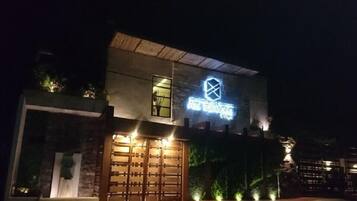 Front of property – evening/night