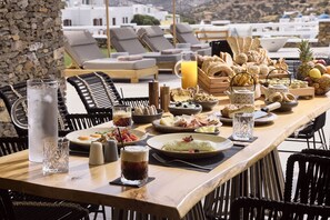 Petit déjeuner continental compris tous les jours