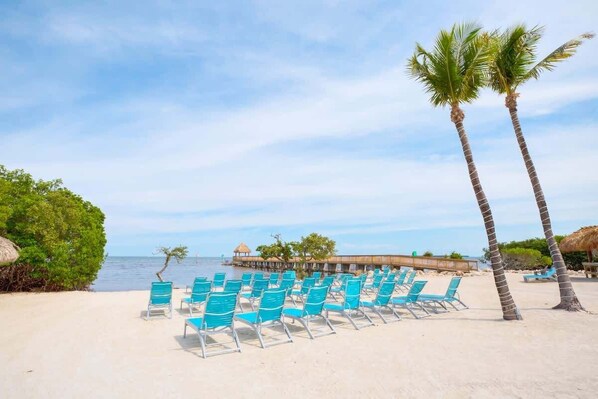 Beach nearby, beach towels