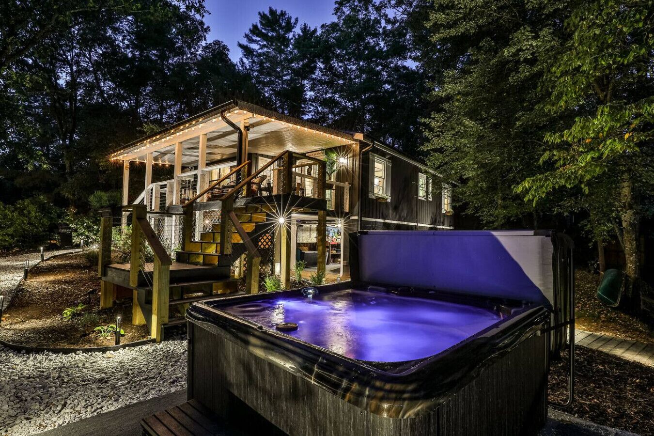 Bain à remous extérieur