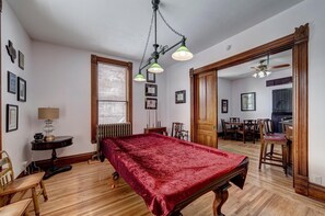 Games room - STURGIS RALLY: Restored Historic Home 1 Block from Main Street in Deadwood (Deadwood)