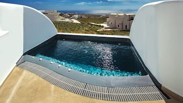 Elite-Suite, Meerblick (heated private pool) | Ausblick vom Zimmer