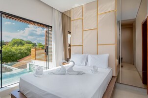 Ropa de cama de alta calidad, colchones con efecto memoria y minibar 