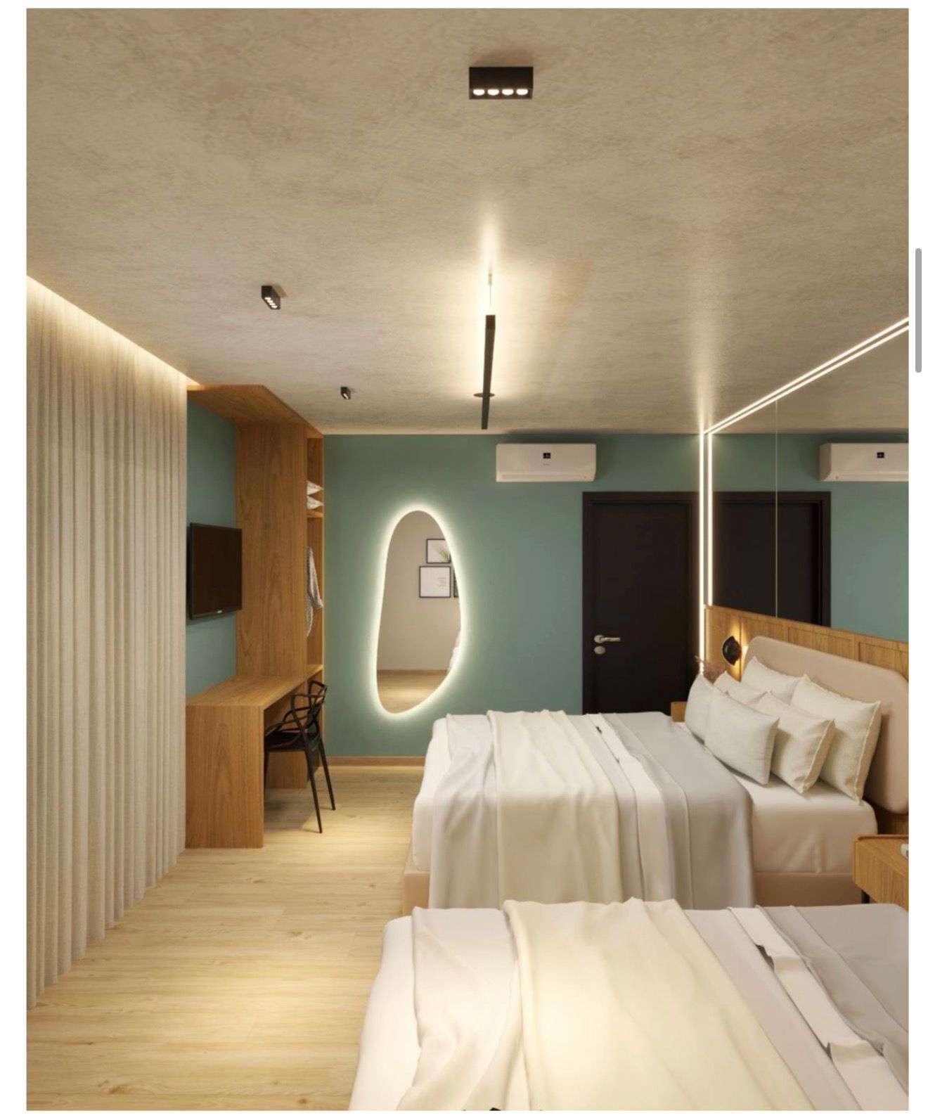 Exclusive Room | Premium bedding, memory-foam beds, minibar, blackout curtains