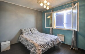 2 dormitorios, cuna de viaje, wifi gratis y ropa de cama