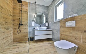 Shower, hair dryer