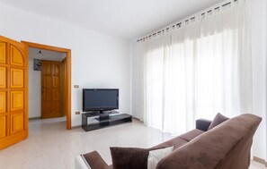 Televisión y chimenea 