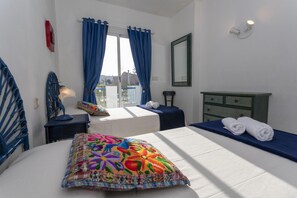 2 bedrooms, iron/ironing board