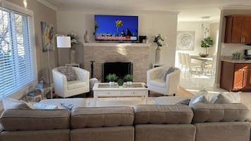 Smart TV, fireplace, offices