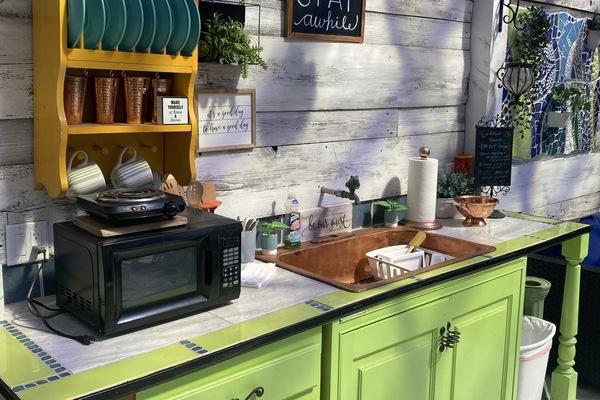 Opções para refeição ao ar livre