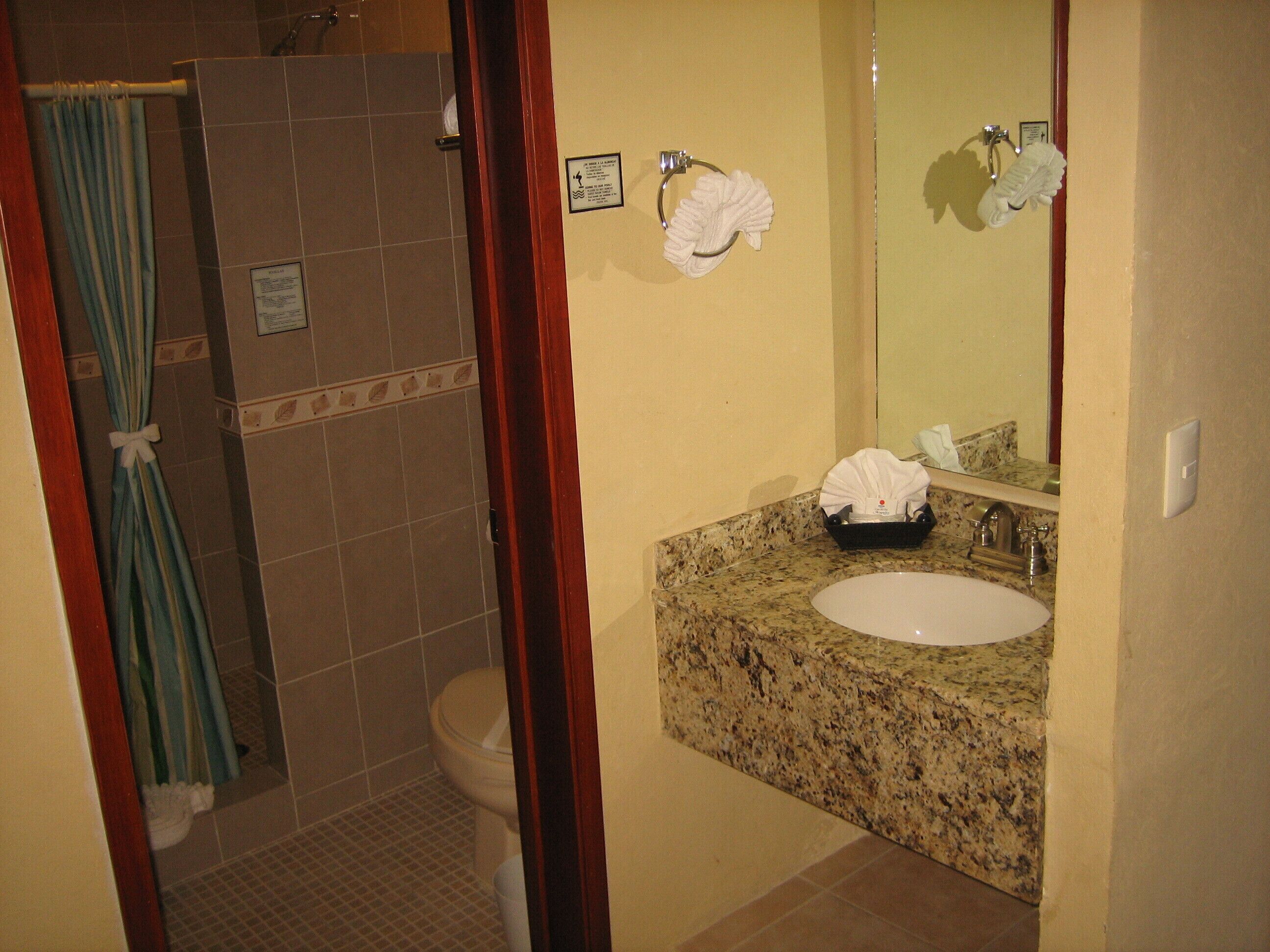 Ducha, toallas
