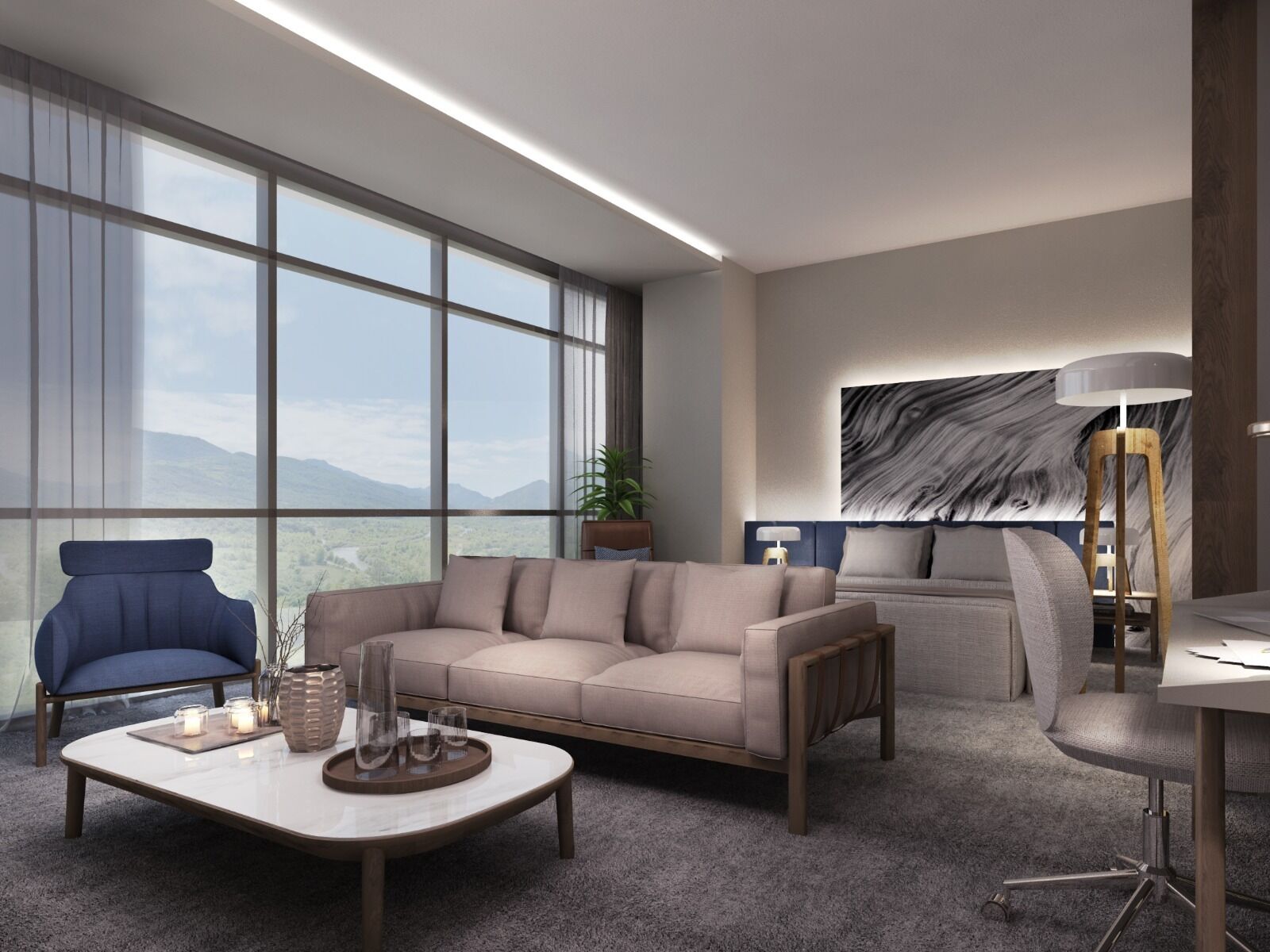 junior suite | 1 bedroom, minibar, in-room safe, blackout curtains