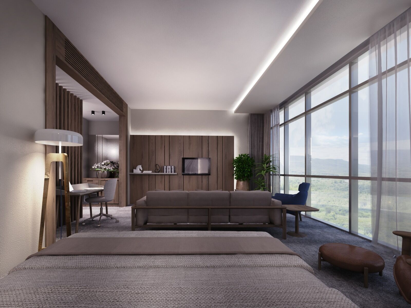 junior suite | 1 bedroom, minibar, in-room safe, blackout curtains