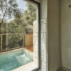 Suite monolocale panoramica | Doccia