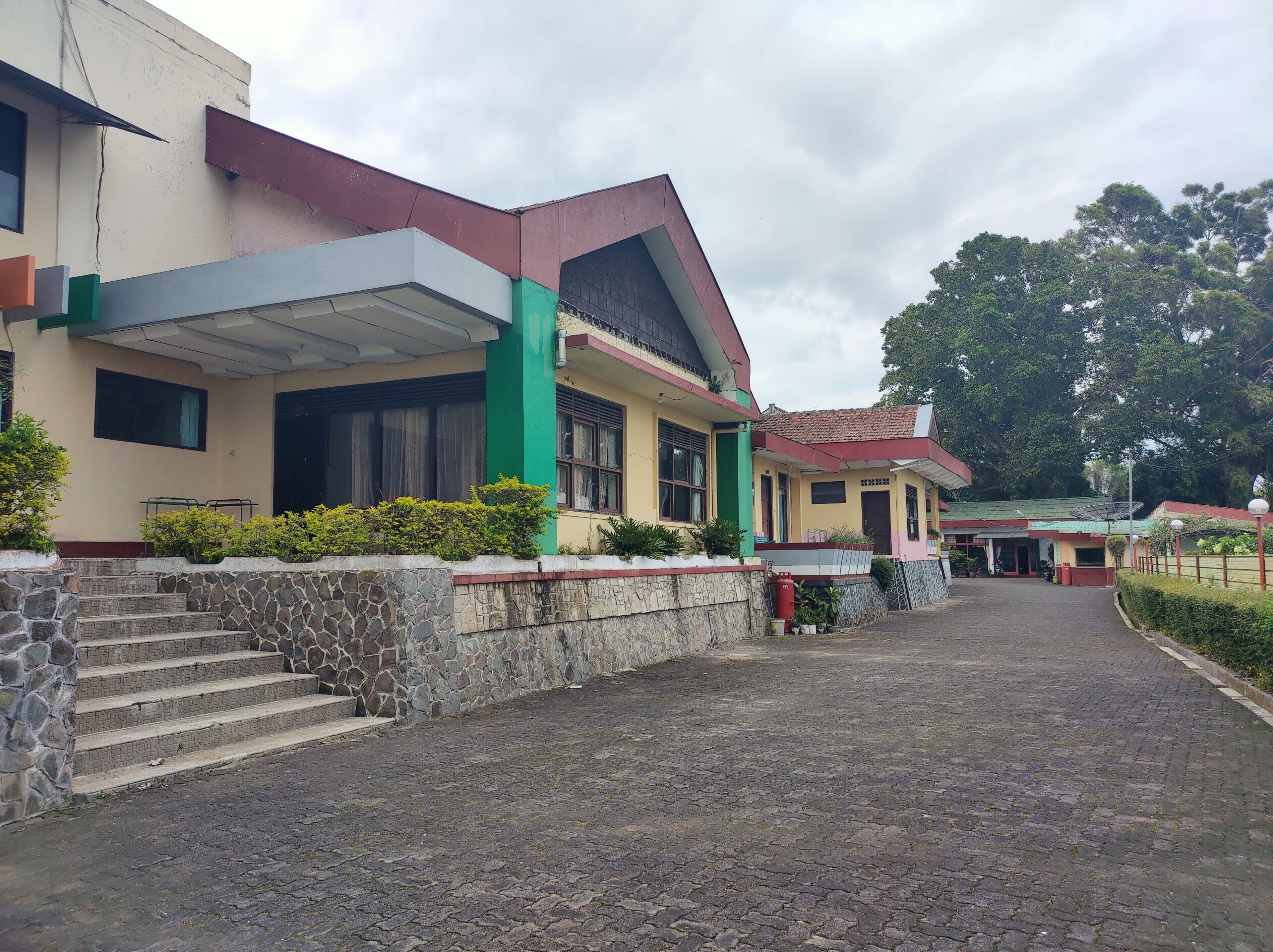 Voorkant van accommodatie