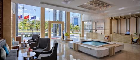 Sala de estar en el lobby