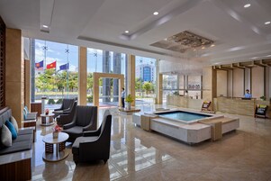 Sala de estar en el lobby