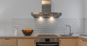 Deluxe Apartment | Private kitchen | Stovetop, coffee/tea maker, electric kettle, toaster - The Diplomat's homm Trikoupi 95 (Athens)