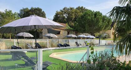 Maison 5/7 pers avec piscine chauffée entre Sarlat et Cahors