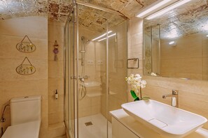 Regadera, amenidades de baño gratuitas, secadora de cabello, toallas 