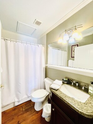Shower, towels - Prime downtown location, luxury condo getaway  (Wilmington)