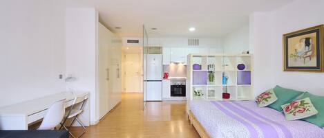 1 Schlafzimmer, Reisekinderbett, WLAN, Bettwäsche