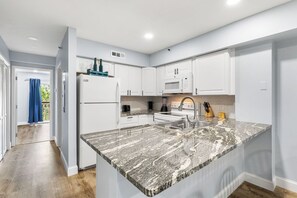 Microwave, coffee/tea maker