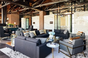 Sala de estar en el lobby