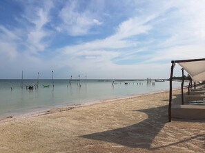Beach nearby, beach towels