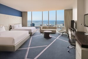 Egyptian cotton sheets, premium bedding, down duvets, pillow-top beds