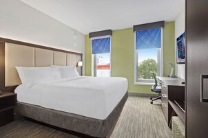 Hypo-allergenic bedding, pillow-top beds, in-room safe, desk