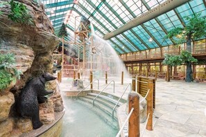 Indoor pool, outdoor pool