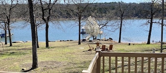 Waterfront house with private dock and boat slip