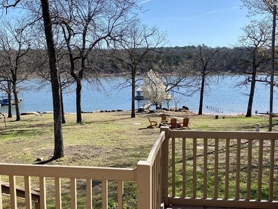 Waterfront house with private dock and boat slip