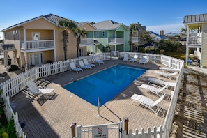 Casa, 2 quartos, sacada, vista para a piscina | Vista do quarto
