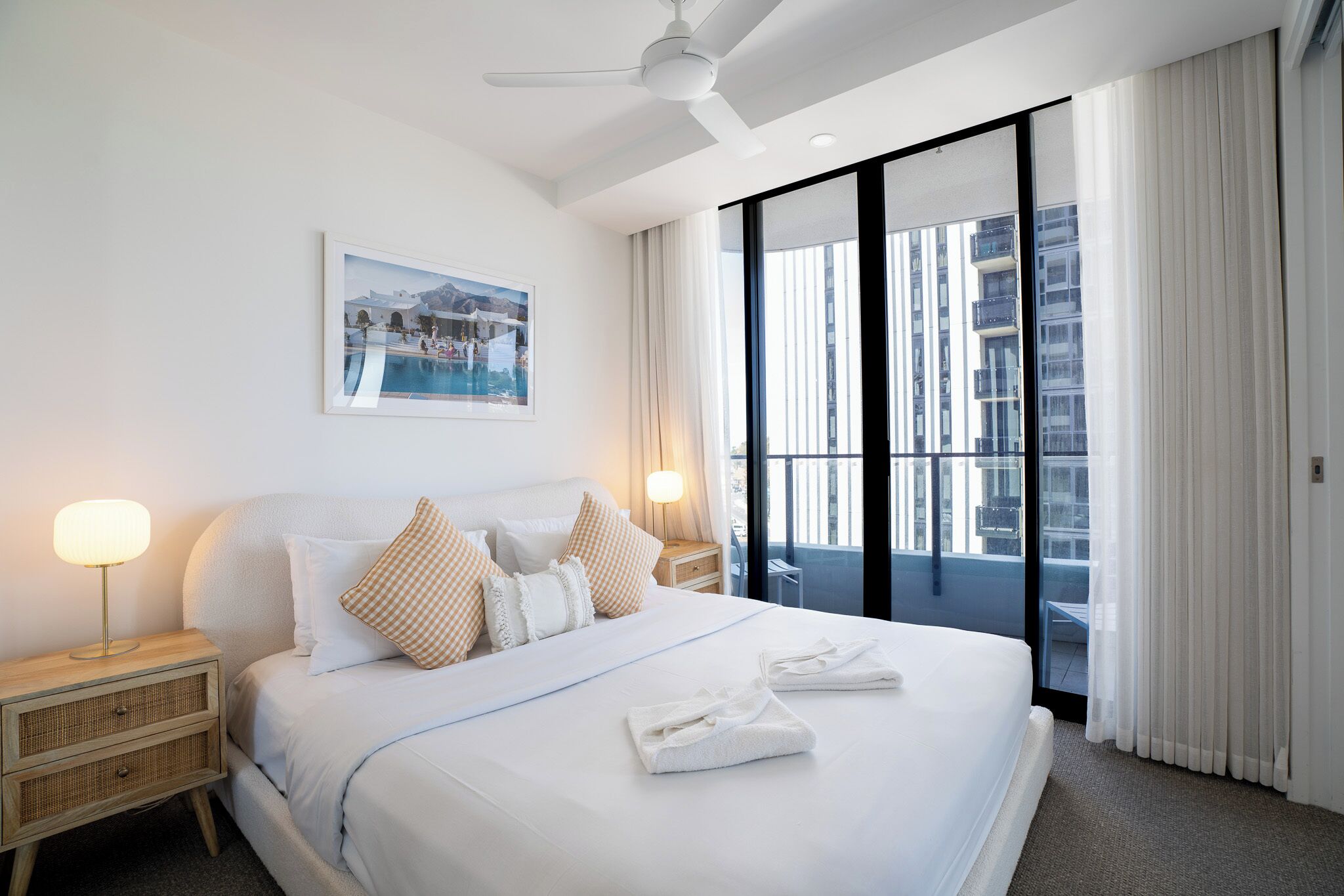 Departamento, 1 habitación, vista al océano | Tabla de planchar con plancha, cunas, wifi gratis y ropa de cama 